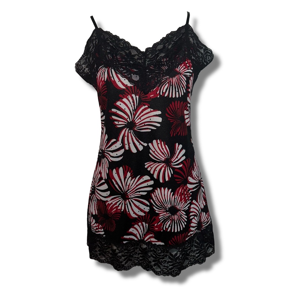 90s-Y2K Hot Tempered Sparkly Spaghetti Strap Top